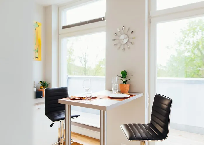 Zentrale, Moderne Mit Balkon Oder Dachterrasse Apartment Hamburg